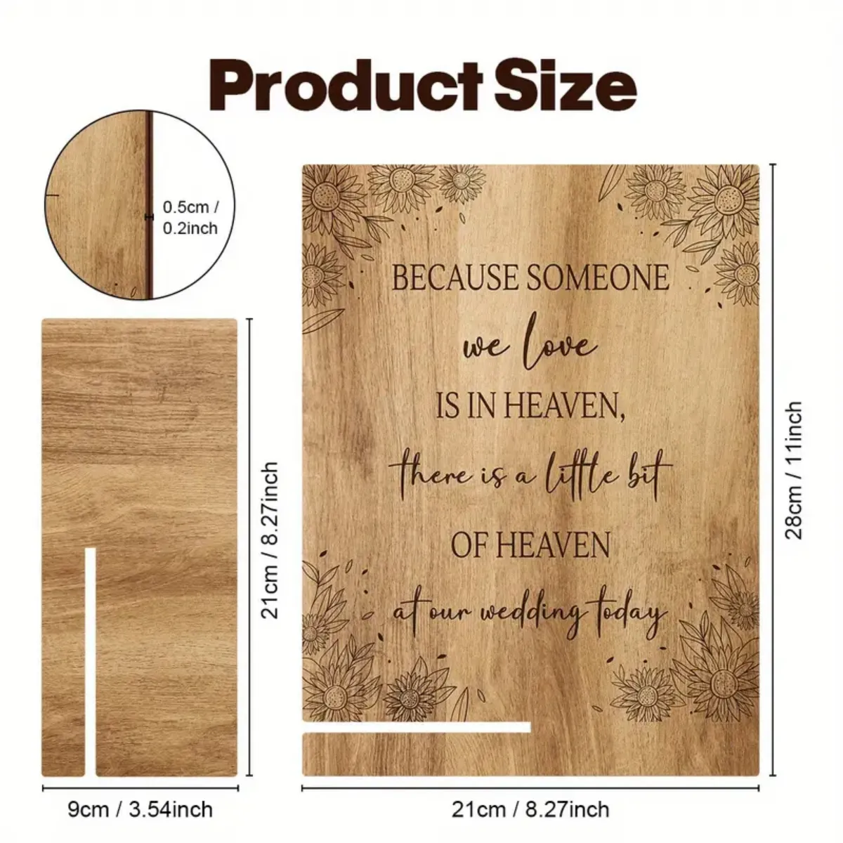 Memorial Tabletop Sign